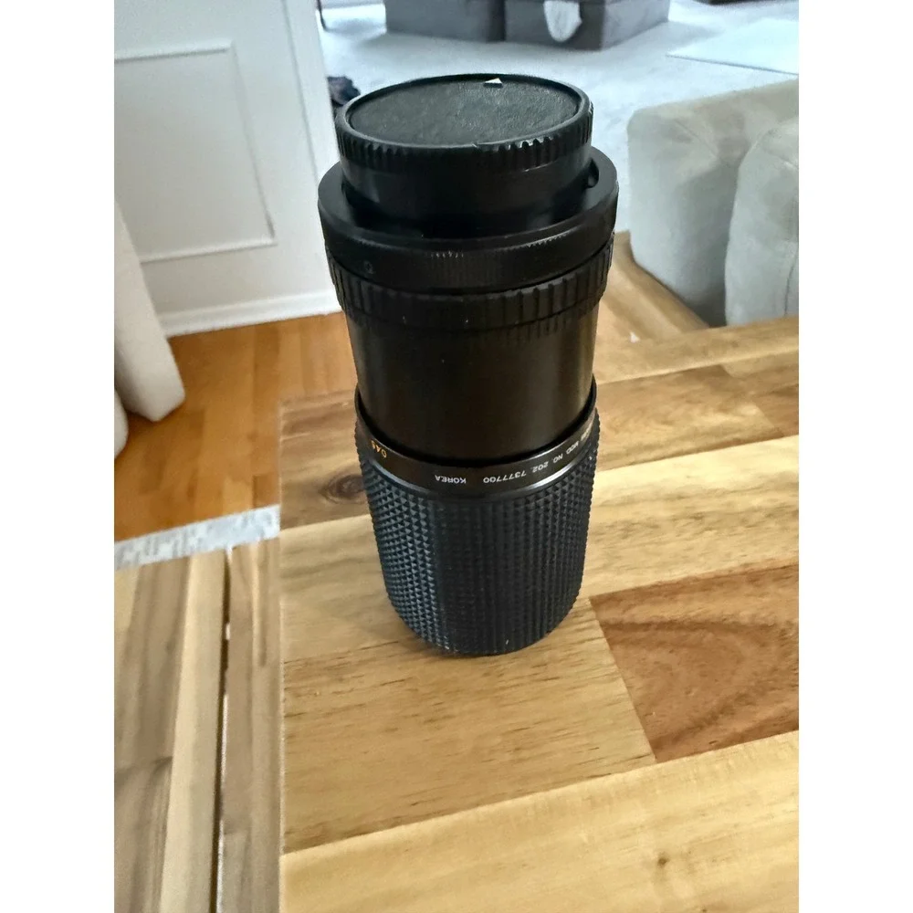 Sears 70-210mm f/4.5 Manual Zoom Lens 55mm Multi-Coated Korea‎ w/ Hoya Filter